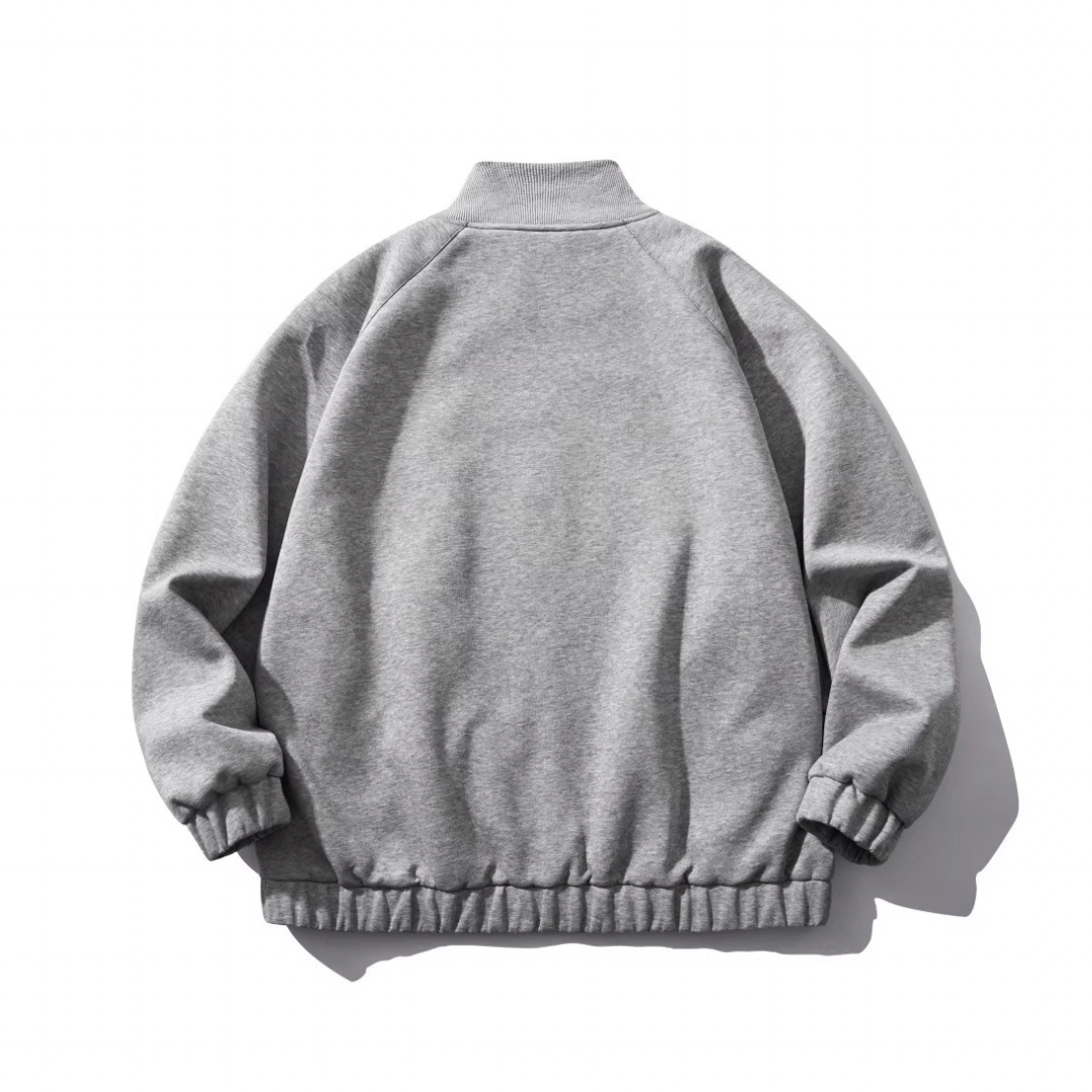 コットンポリエステル　スタンドカラージャケット　N1067