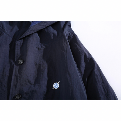 ストレッチポリ　アウトポケット　フードジャケット　N1269