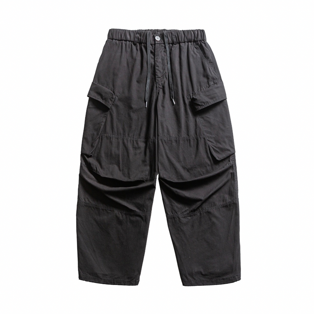 Hard Canvas Wide Easy Cargo Pants N1075 ブラック