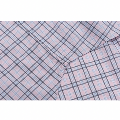 グラフチェック　ブロードシャツ　N1054