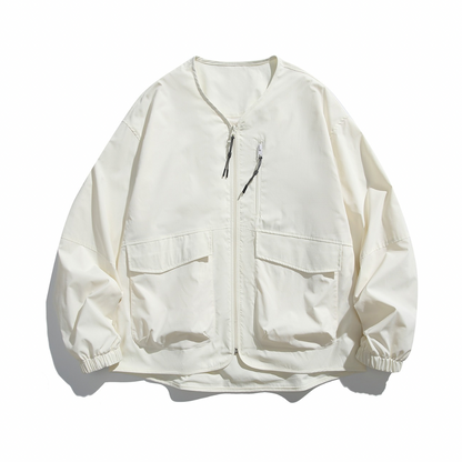 ポリエステル布帛　ユーティリティ　カーディガン　N1083