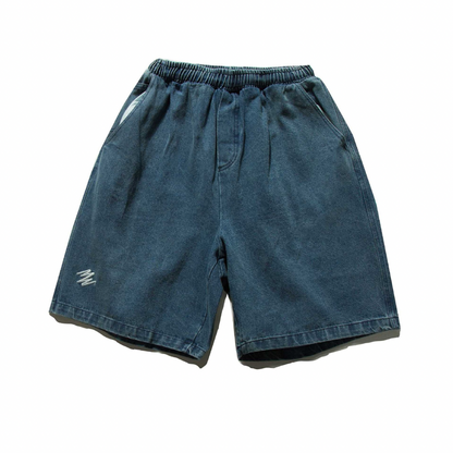 ダーティデニム　ショートパンツ　N350