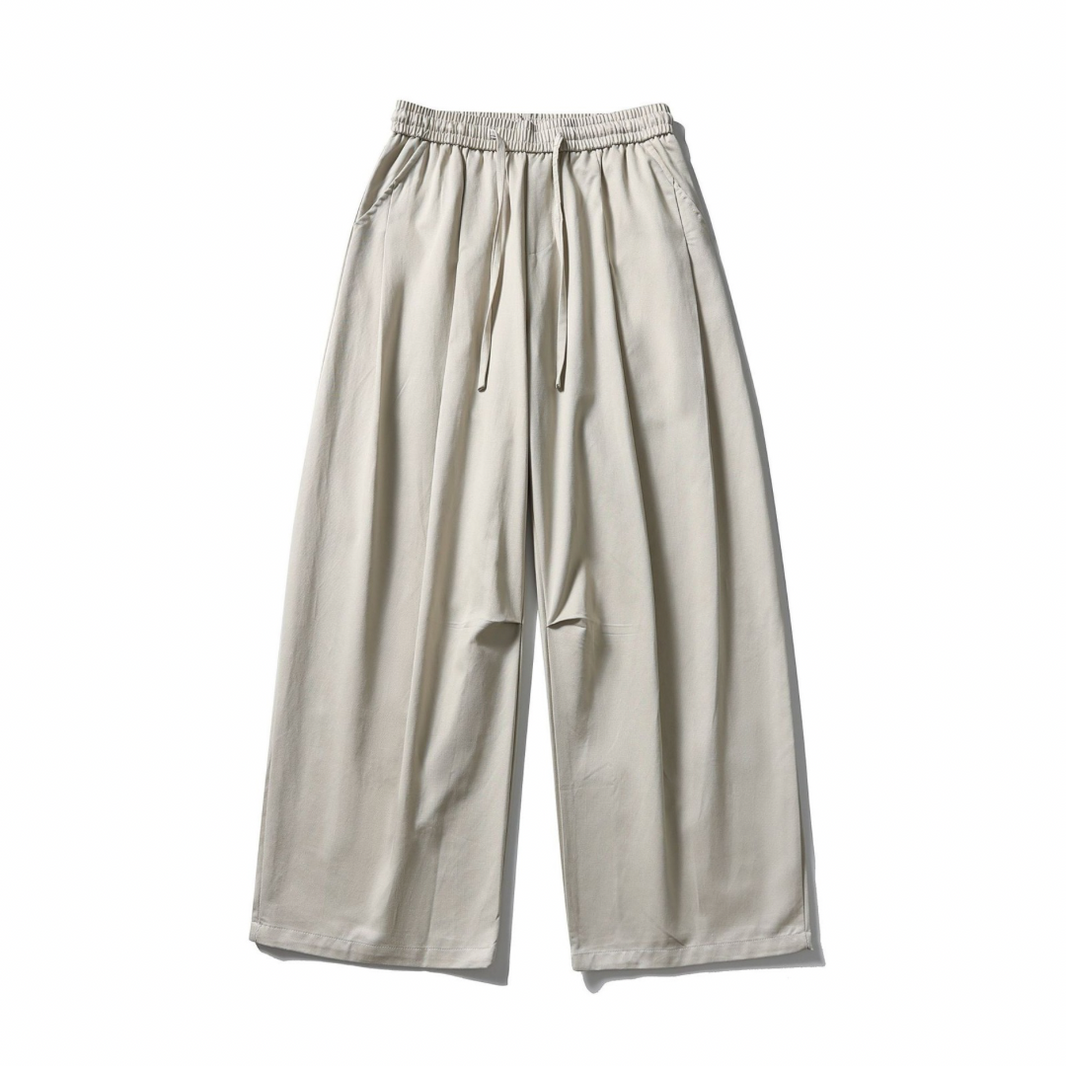 Smooth Twill Wide Straight Easy Pants N1745 オフホワイト