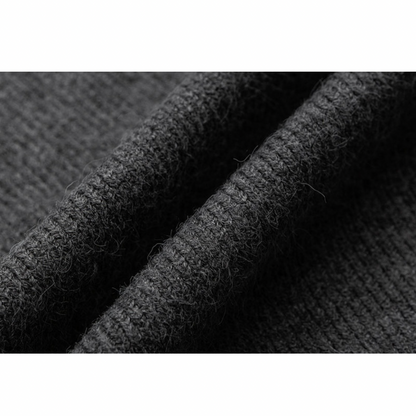 リブニット　クルーネック　カーディガン　N984