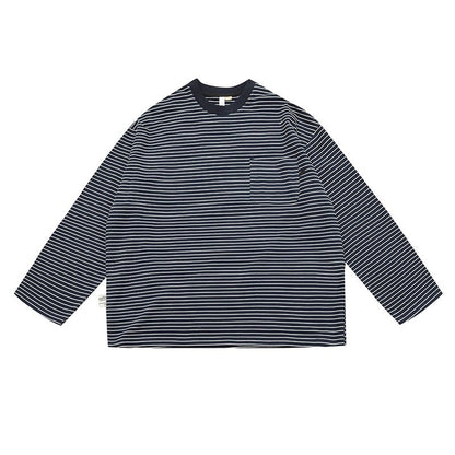 ミジンボーダー 長袖Ｔシャツ　B031