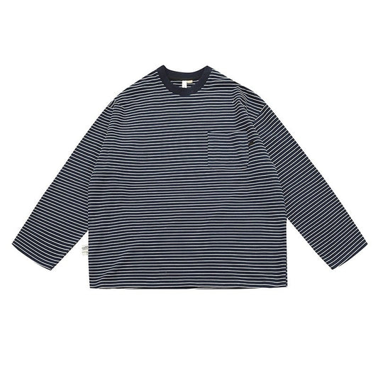 ミジンボーダー 長袖Ｔシャツ　B031