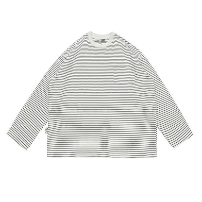 ミジンボーダー 長袖Ｔシャツ　B031