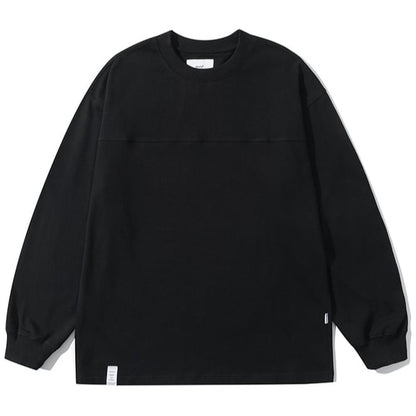 ヘビーウェイト　フロント切り替え　長袖Tシャツ　B538