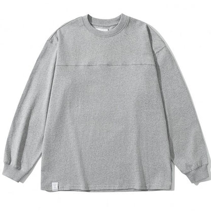 ヘビーウェイト　フロント切り替え　長袖Tシャツ　B538