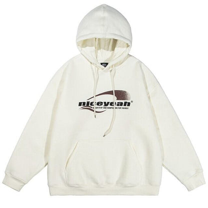 niceyeah　ロゴスウェットパーカー　B755