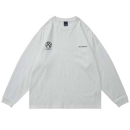 ロゴプリント　ロングスリーブTシャツ　B537