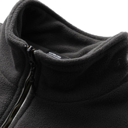 Fleece half-zip stand pullover C168
