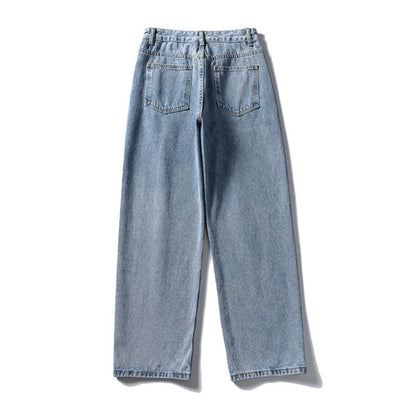 USEDウォッシュ　デニム　ワイドパンツ　C195