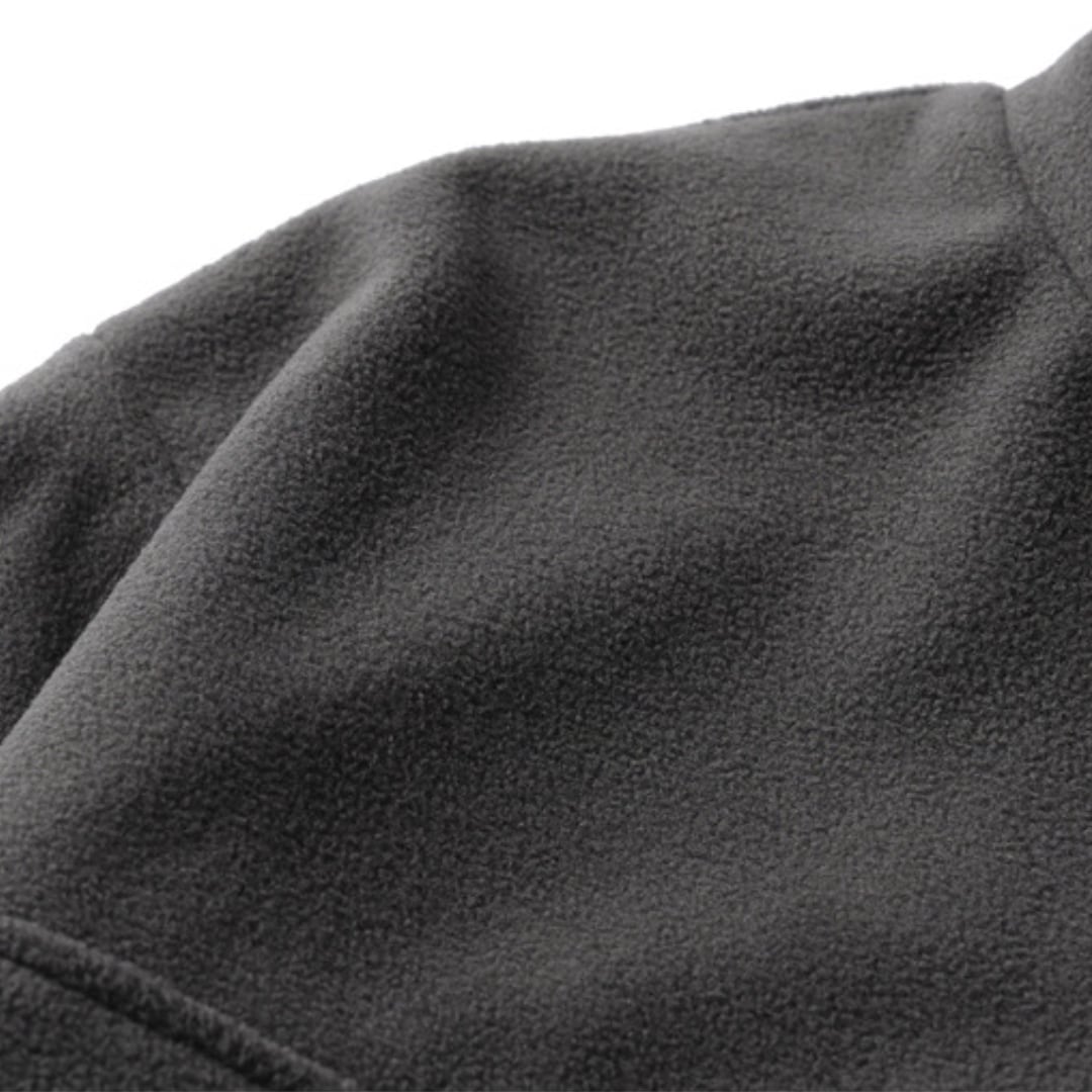 Fleece half-zip stand pullover C168
