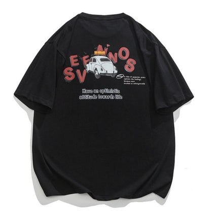 【EFIL MODEERF】オーバーサイズ　バックプリントTシャツ　B462