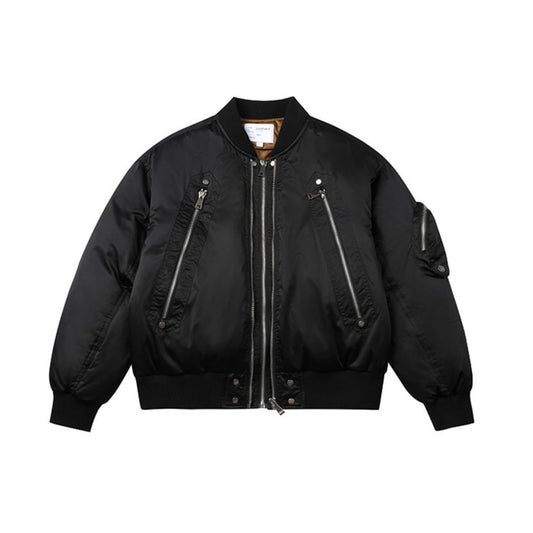 Multi zipper　MA-1ジャケット　C052