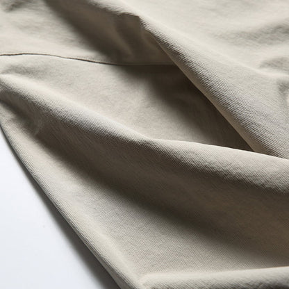 Gathered pocket nylon pullover B907