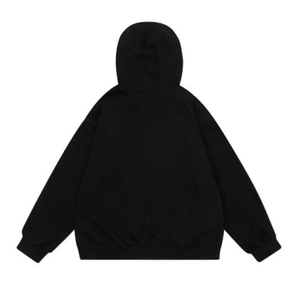 ハイネック　裏起毛フーディ　B914