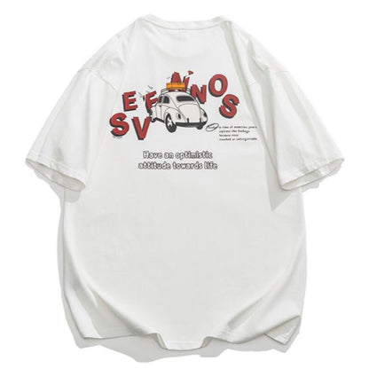 【EFIL MODEERF】オーバーサイズ　バックプリントTシャツ　B462