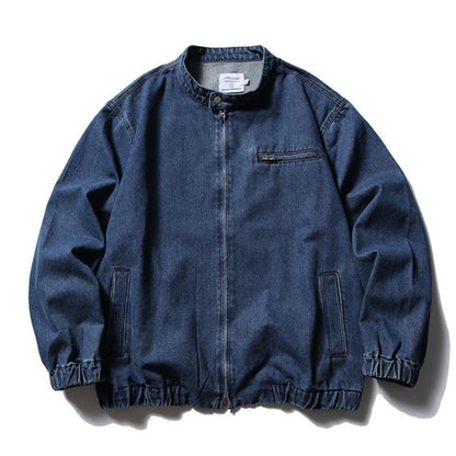 デニム シングルライダース ジャケット　B683