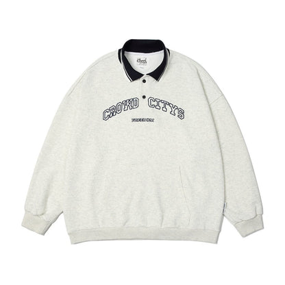 カレッジプリント　ラグビースウェット　B896