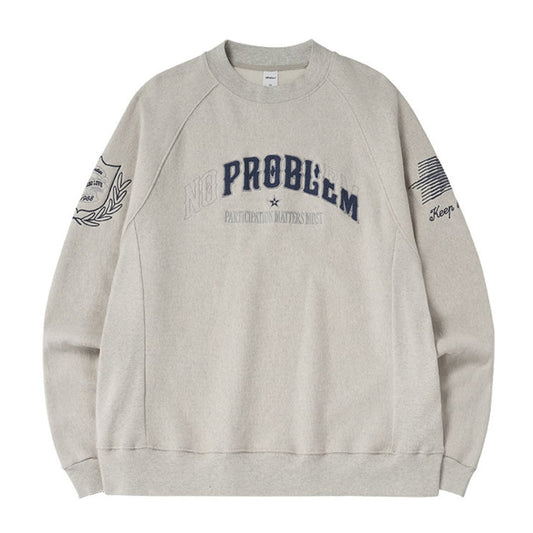 Brokenカレッジ　クルーネックスウェット　B829