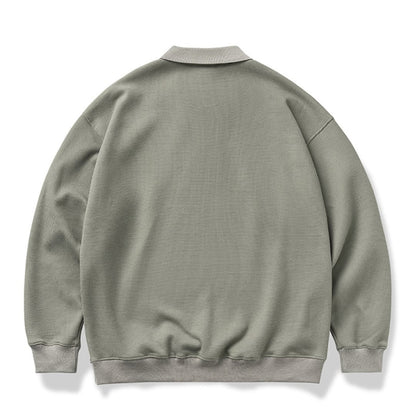 Waffle Half Zip Pullover C194
