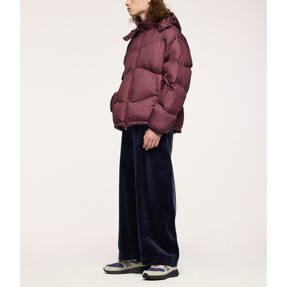 ベロアコール　リラックスストレートパンツ　B638