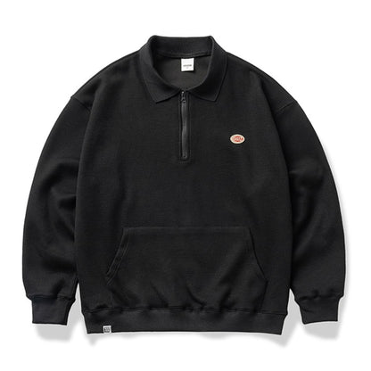 Waffle Half Zip Pullover C194