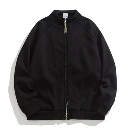 ハイネック スウェットZIPジャケット　B714
