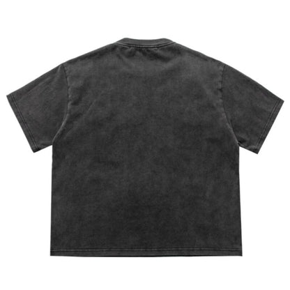 【Seamless】プリントウォッシュドTシャツ　B400