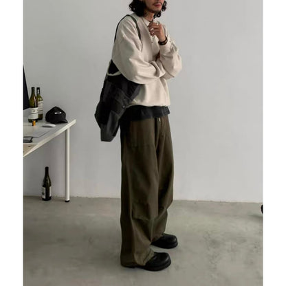 ワイドストレート　ブッシュパンツ　C260