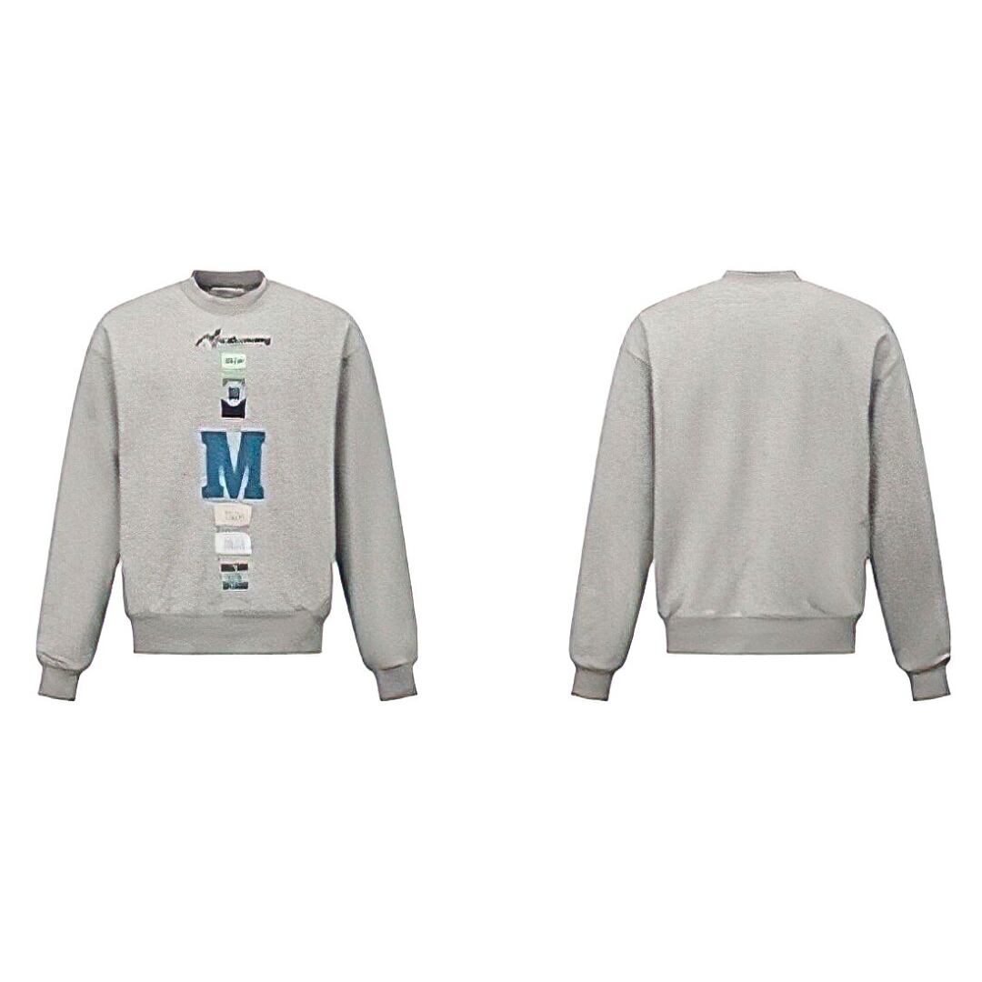 【M design】プリント クルーネックスウェット　B820