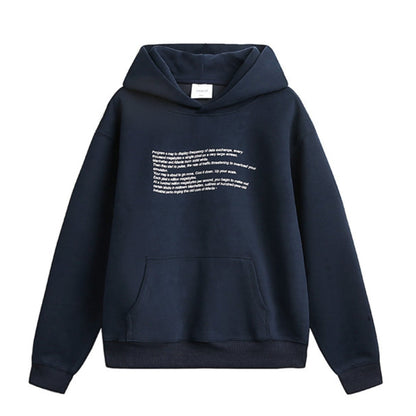 メッセージロゴ スウェット パーカー　 B661