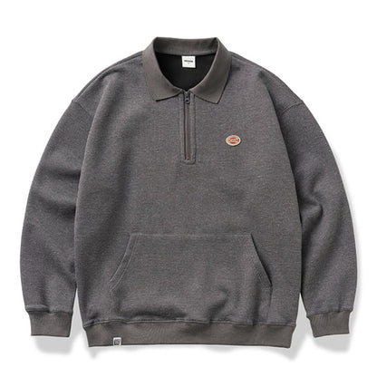 Waffle Half Zip Pullover C194