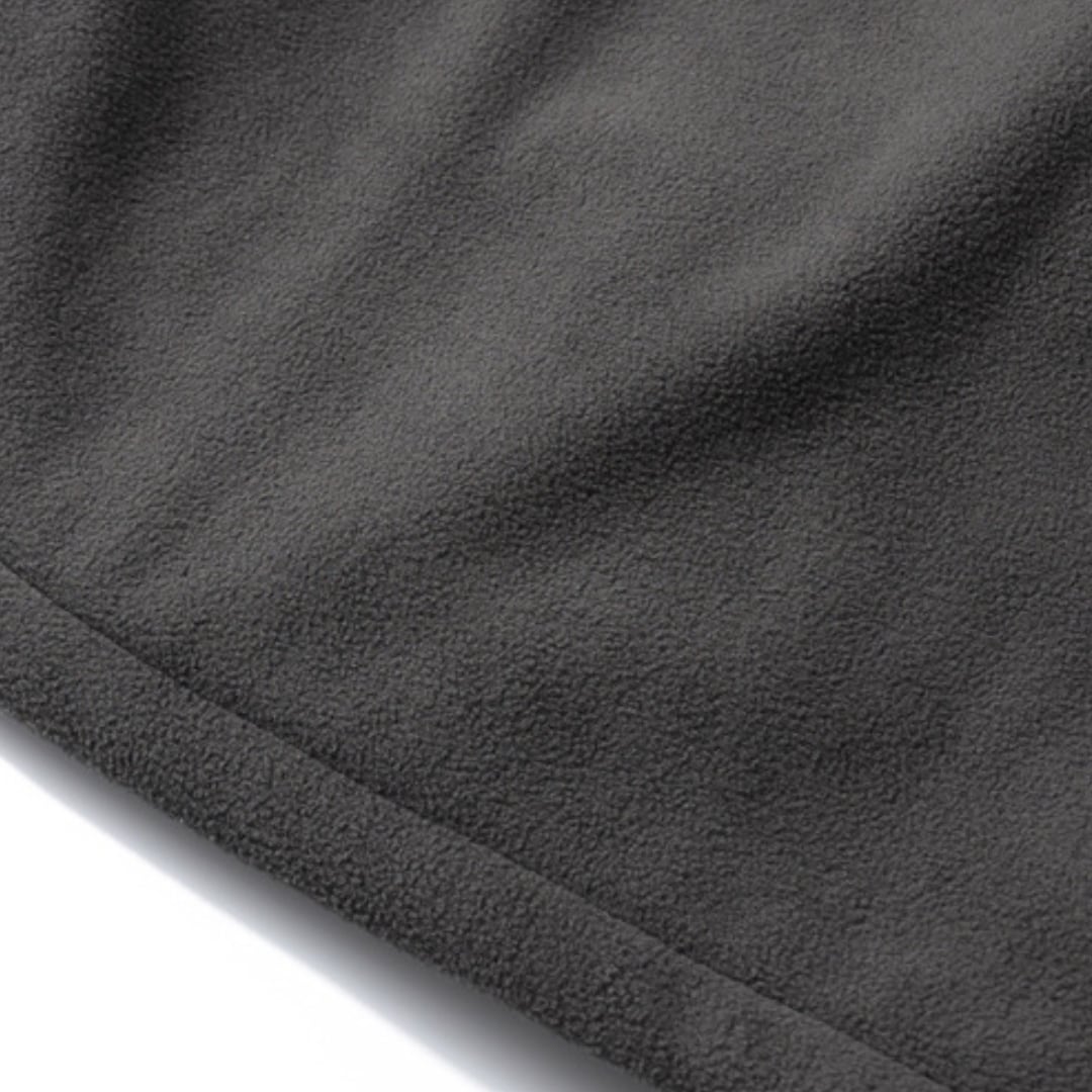 Fleece half-zip stand pullover C168