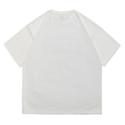 【MEDAIGUAL】ロゴプリントTシャツ　B413