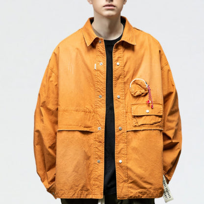 【Y.M.ORIGINAL】Pouch pocket　シャツジャケット　C127