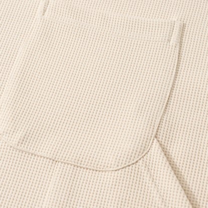 ポケット付き　ヘビーワッフル長袖Ｔシャツ　B759