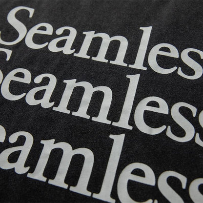 【Seamless】プリントウォッシュドTシャツ　B400
