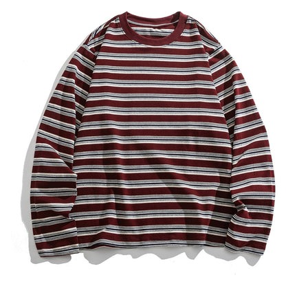 マルチボーダー　長袖Tシャツ　N1821