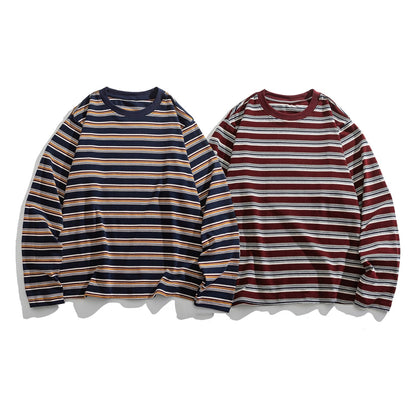マルチボーダー　長袖Tシャツ　N1821
