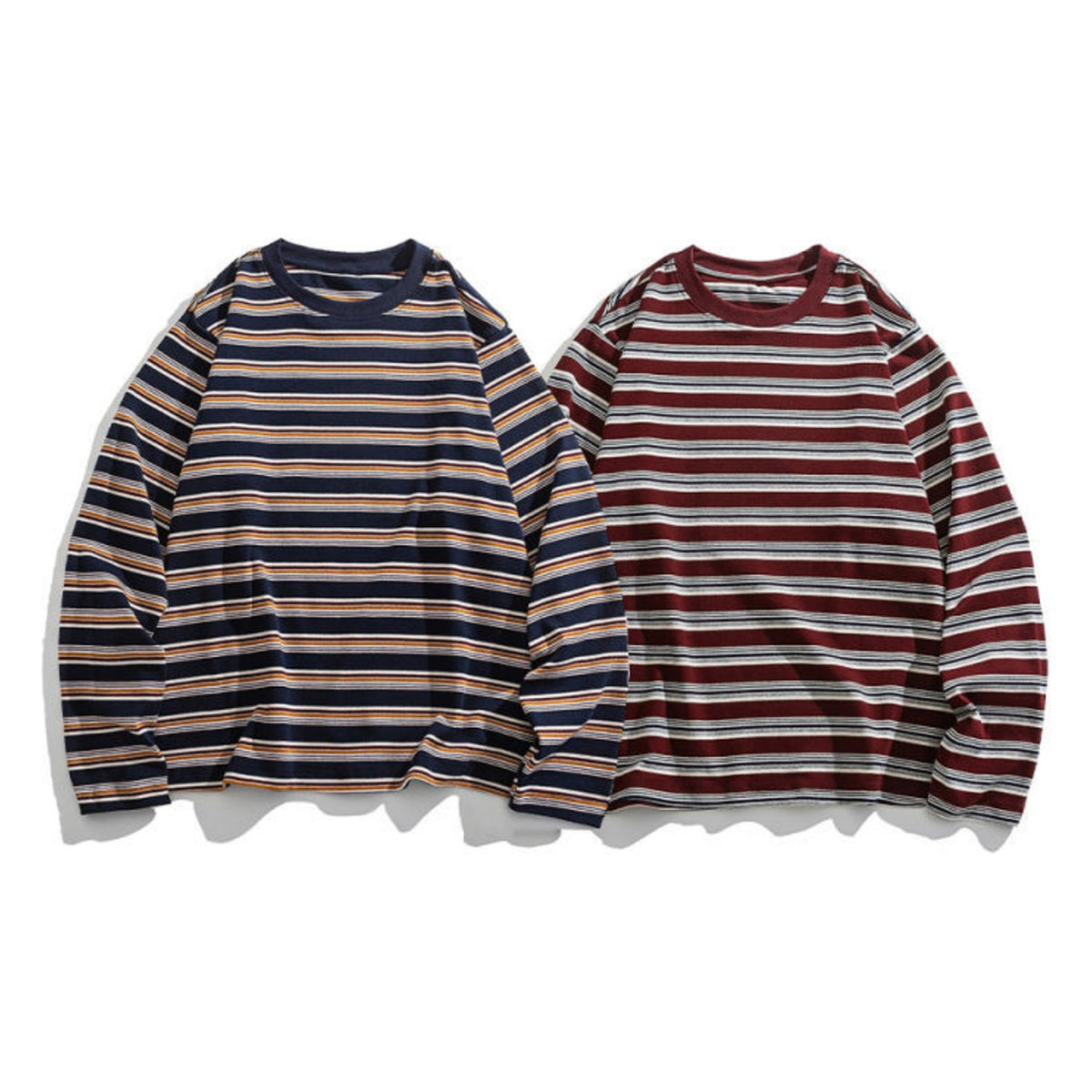 マルチボーダー　長袖Tシャツ　N1821