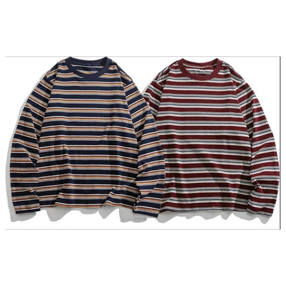 マルチボーダー　長袖Tシャツ　N1821