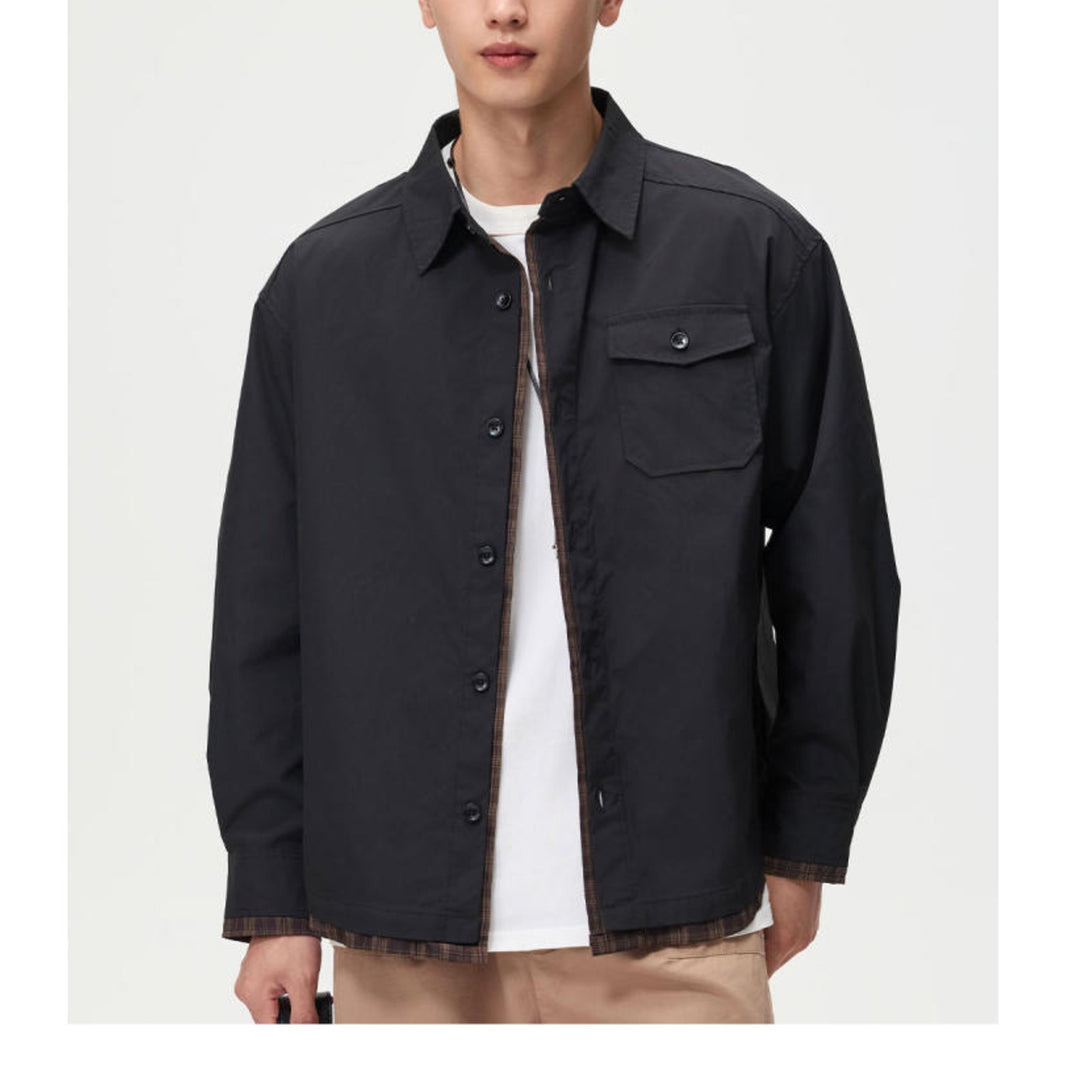 High Density Polyester Utility Shirt N1832 black