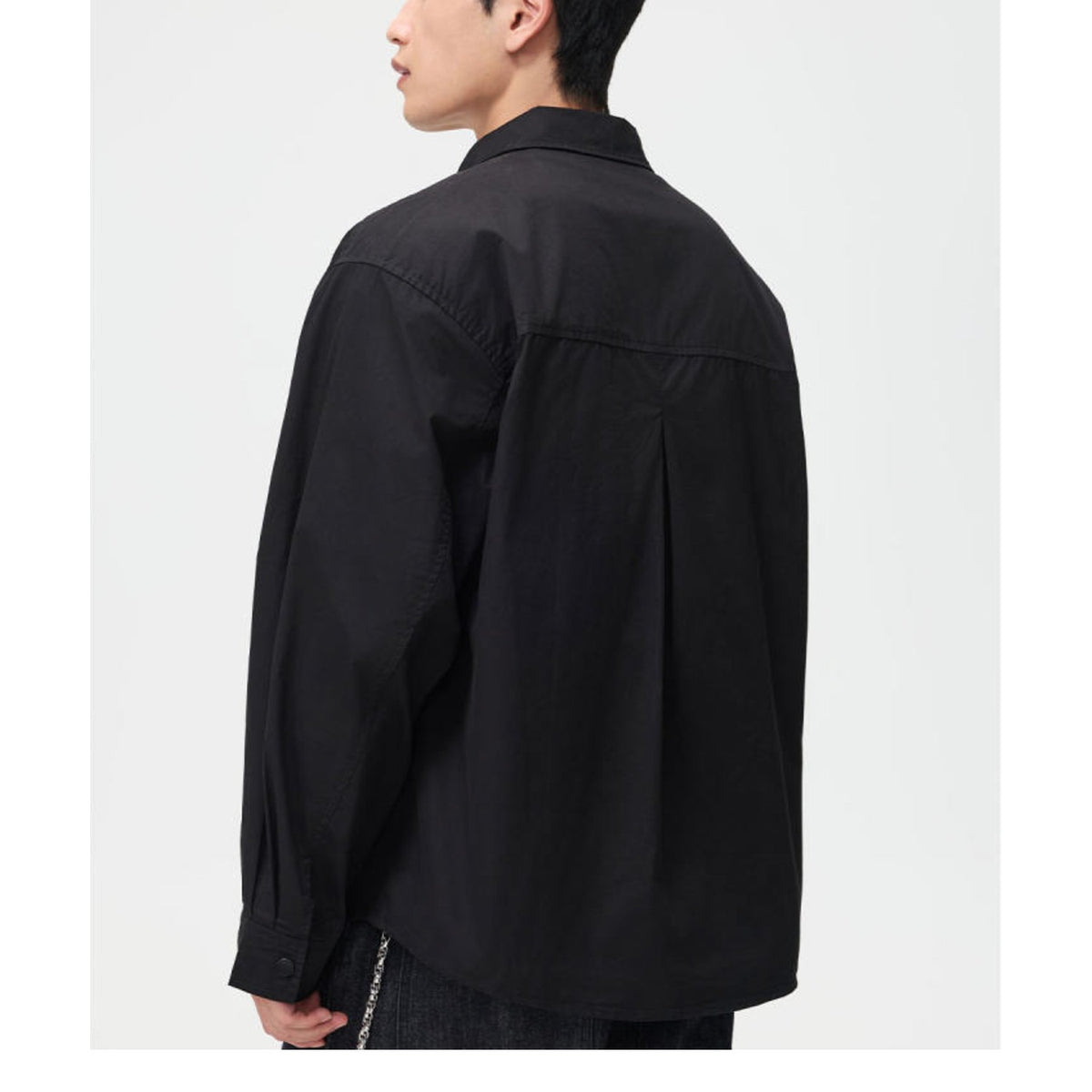 ステッチライン　ZIPシャツジャケット　N1833
