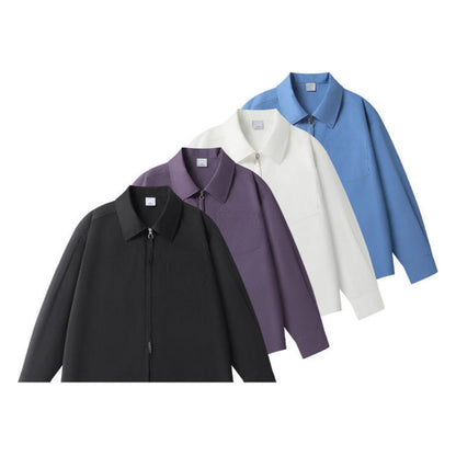 ステッチライン　ZIPシャツジャケット　N1833