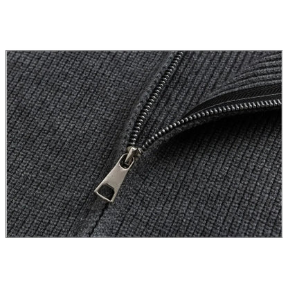 バイカラーラグラン　ZIPニットブルゾン　N1848