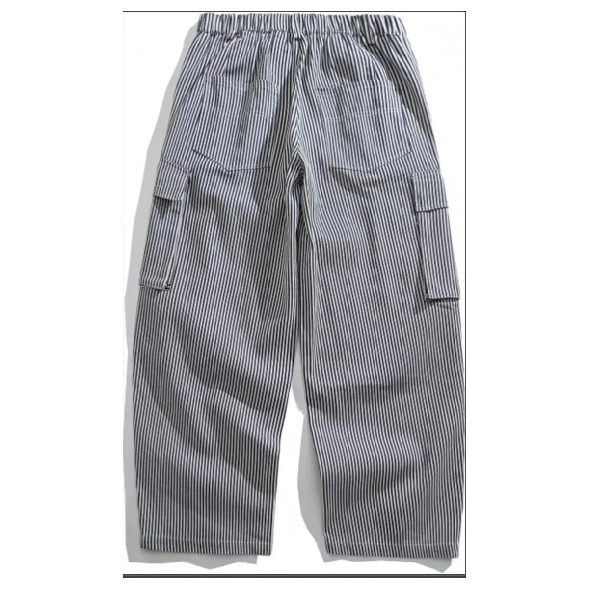 ストライプ　ワークパンツ　N1863