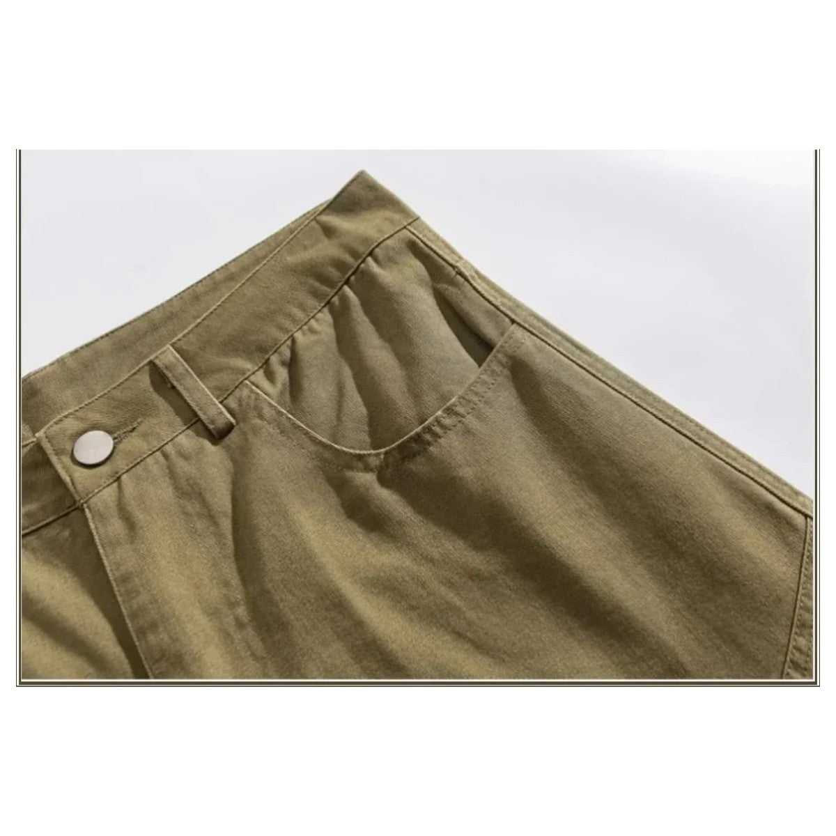ギャザーポケット　カーゴパンツ　N1864